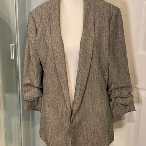 H&M Women's Textured Gray Blazer